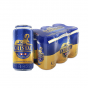 Cerveza cristal lata 355ml pack x6.........
