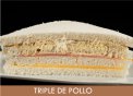 Triple grande jamon pollo y queso x1.......