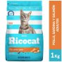 Ricocat adultos sabor carne, salmón y leche 1 kg